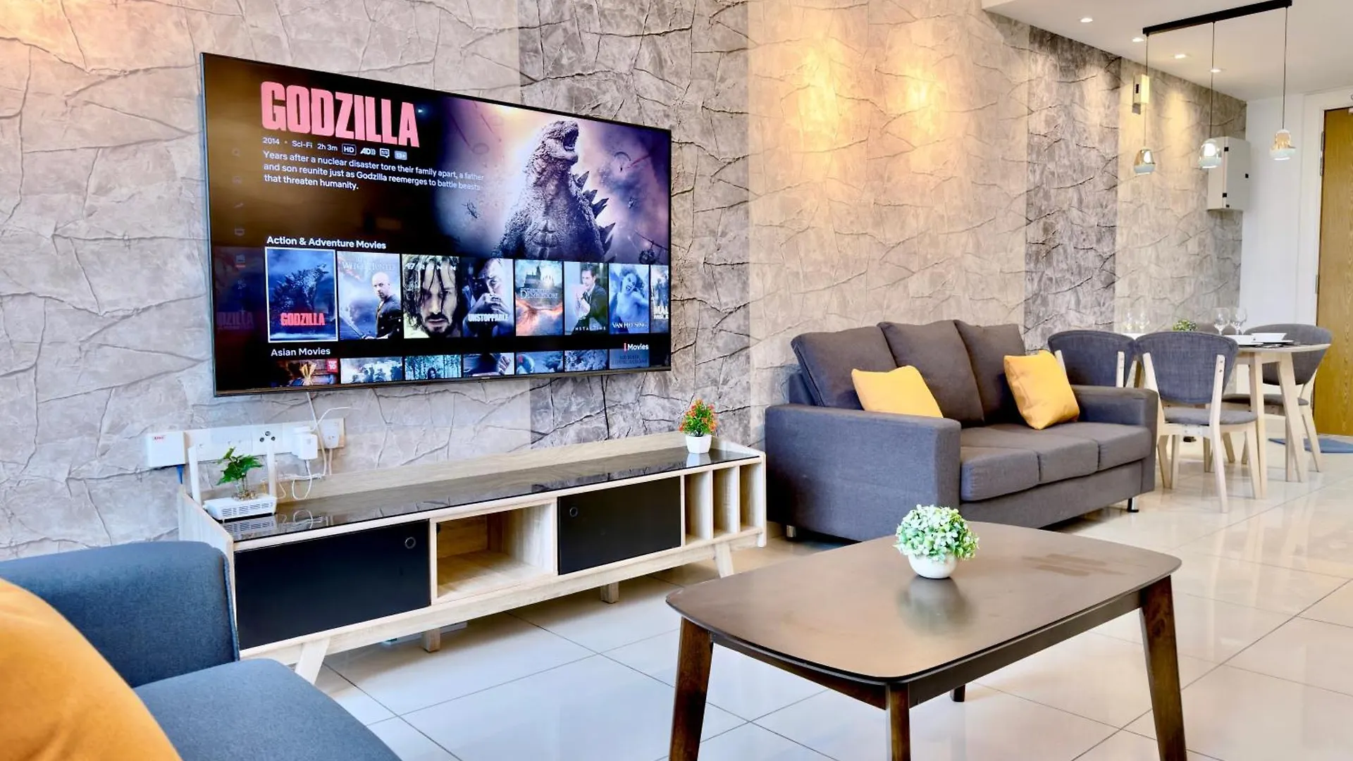 Midvalley Southkey Mosaic 6-9Pax Netflix-Smarttv70Inch Johor Bahru