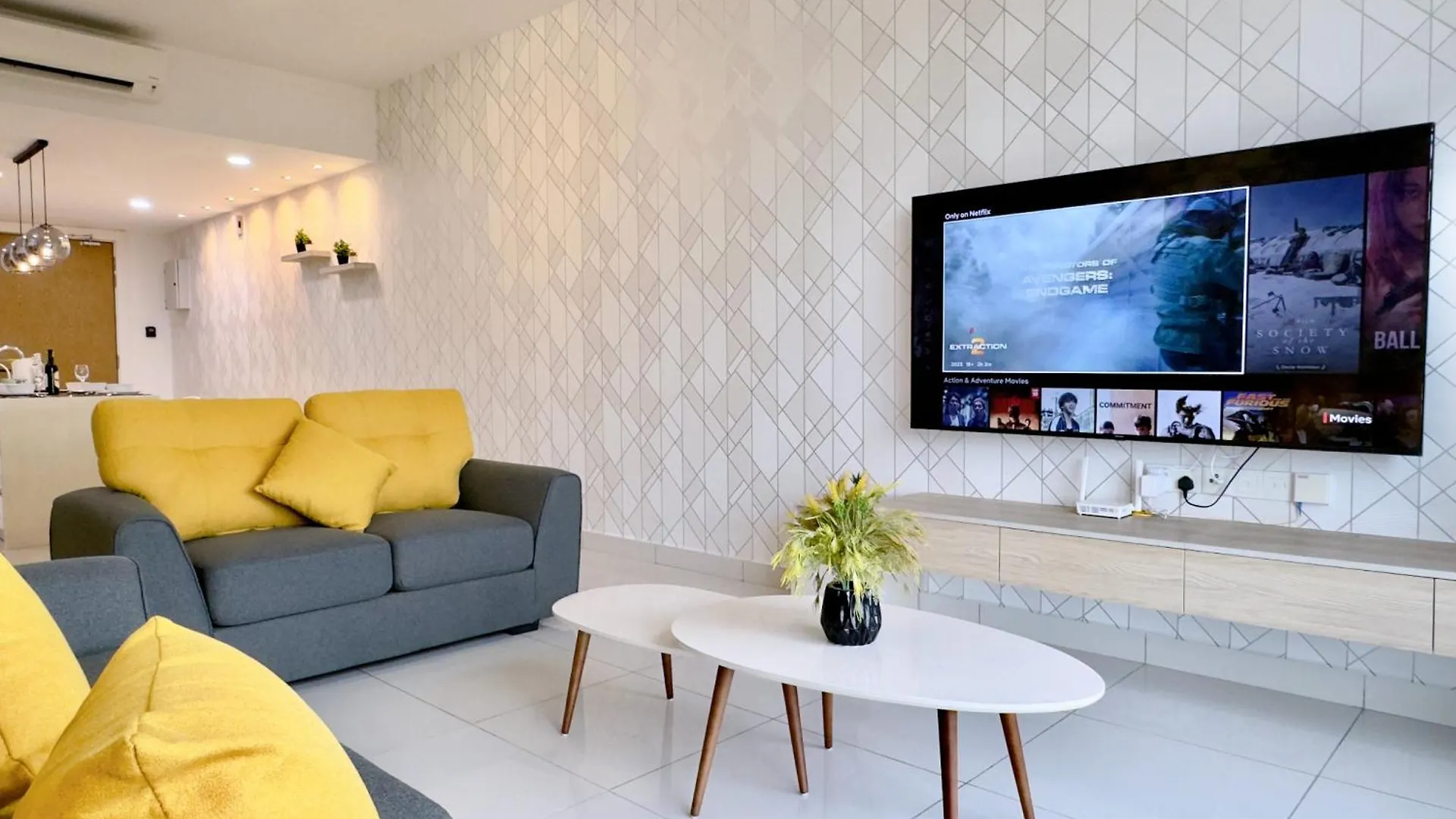Midvalley Southkey Mosaic 6-9Pax Netflix-Smarttv70Inch Johor Bahru