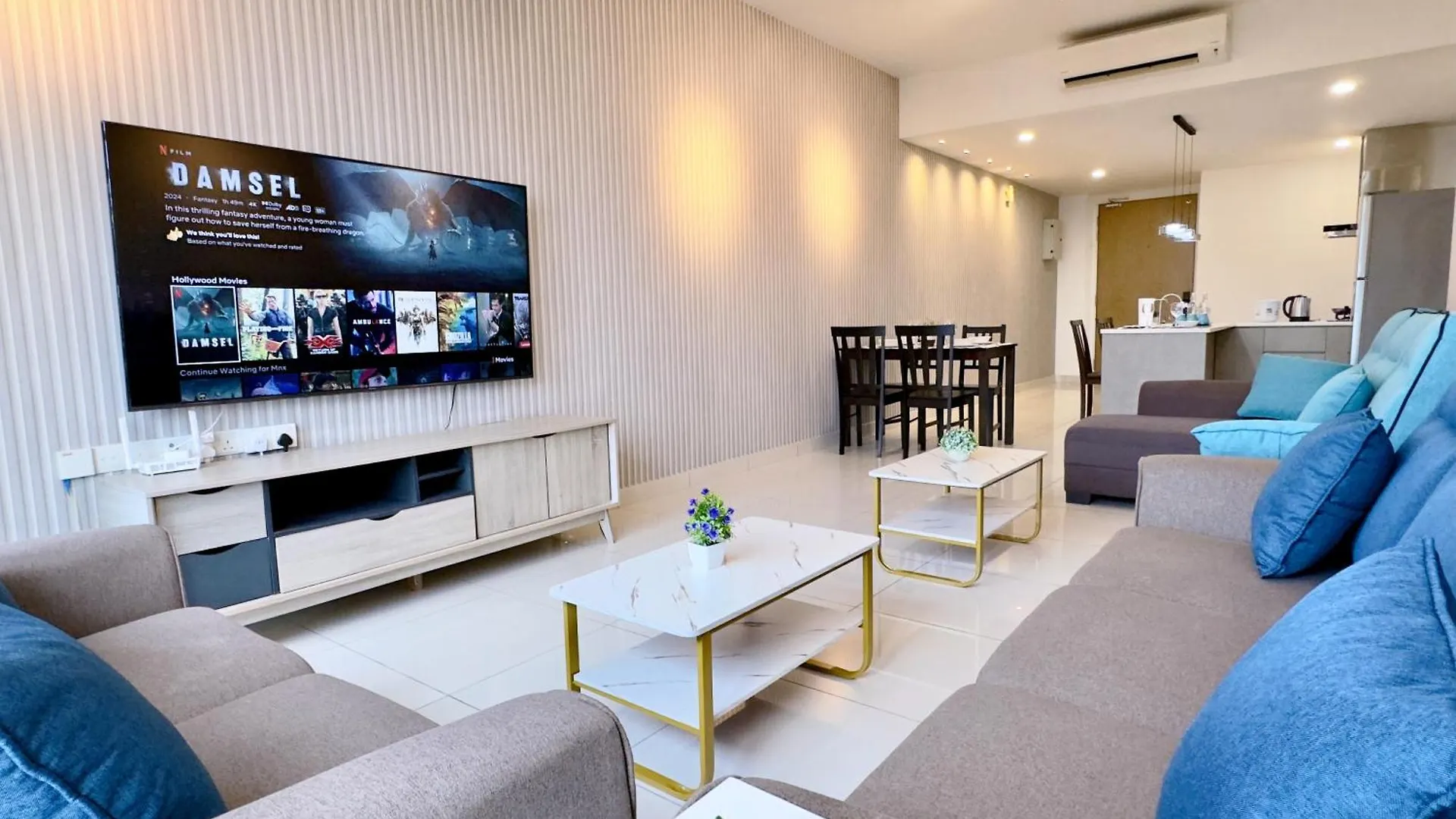 Midvalley Southkey Mosaic 6-9Pax Netflix-Smarttv70Inch Johor Bahru