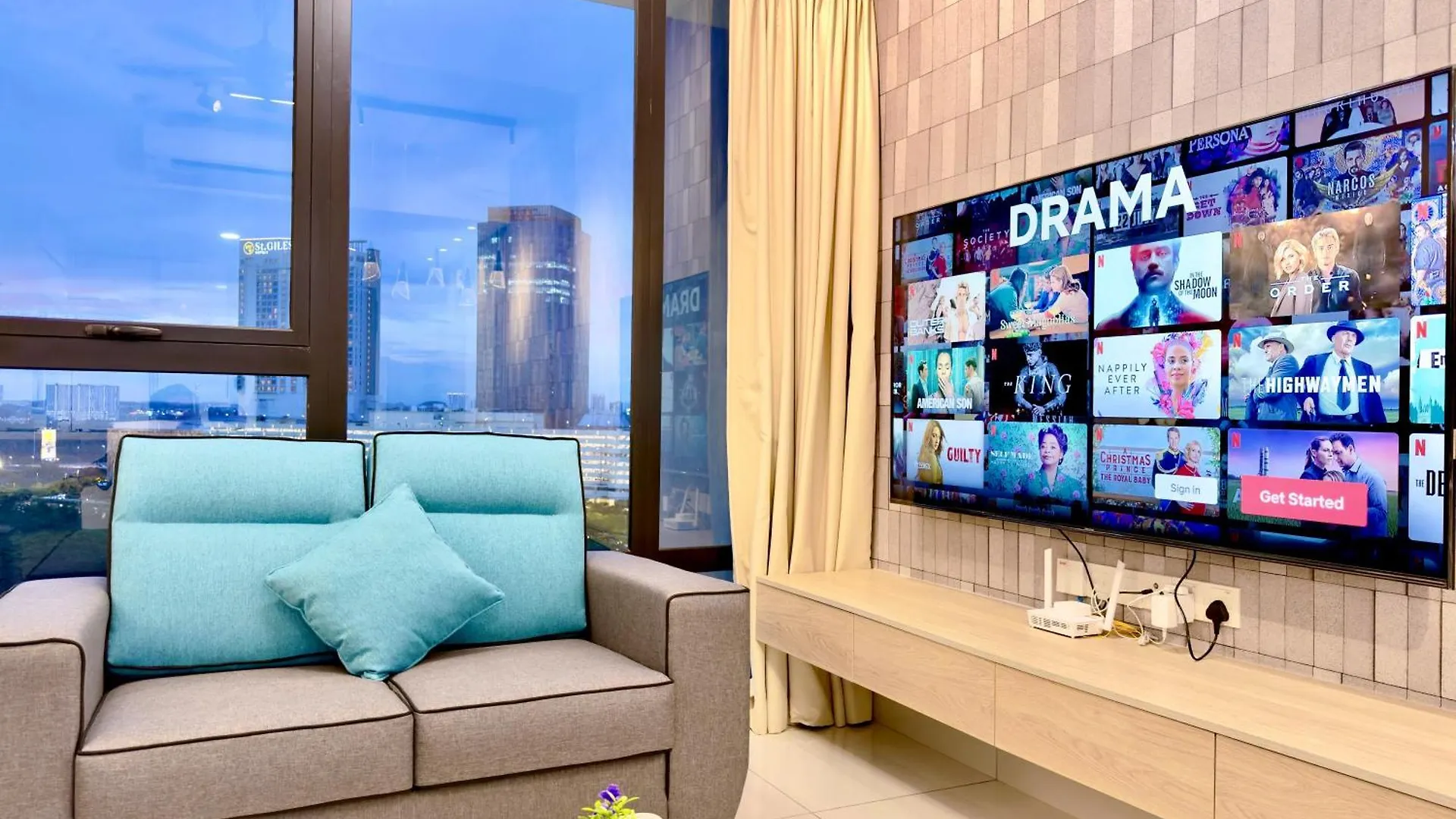 Midvalley Southkey Mosaic 6-9Pax Netflix-Smarttv70Inch Johor Bahru Aparthotel
