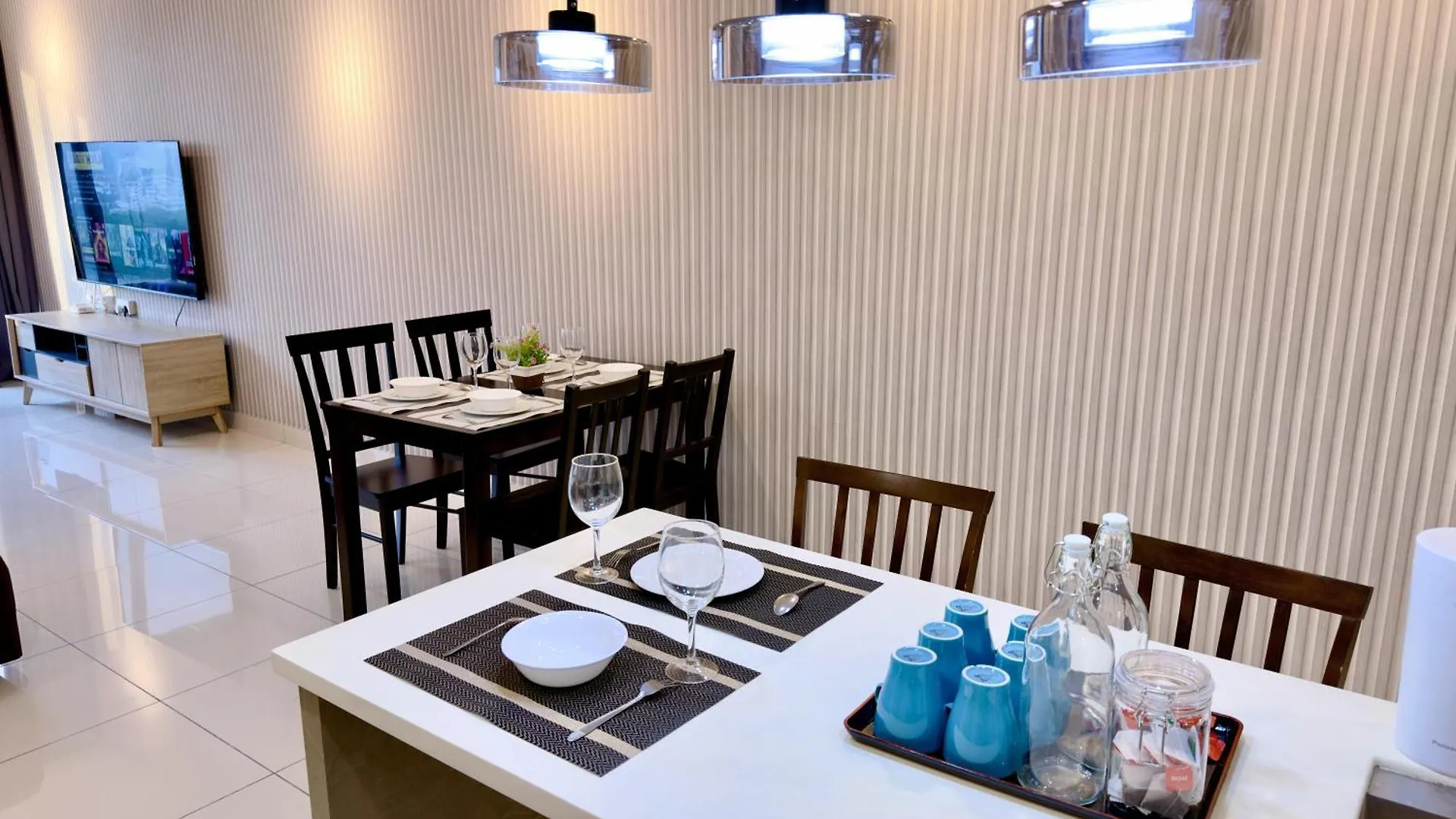 Lejlighedshotel Midvalley Southkey Mosaic 6-9Pax Netflix-Smarttv70Inch Johor Bahru Malaysia